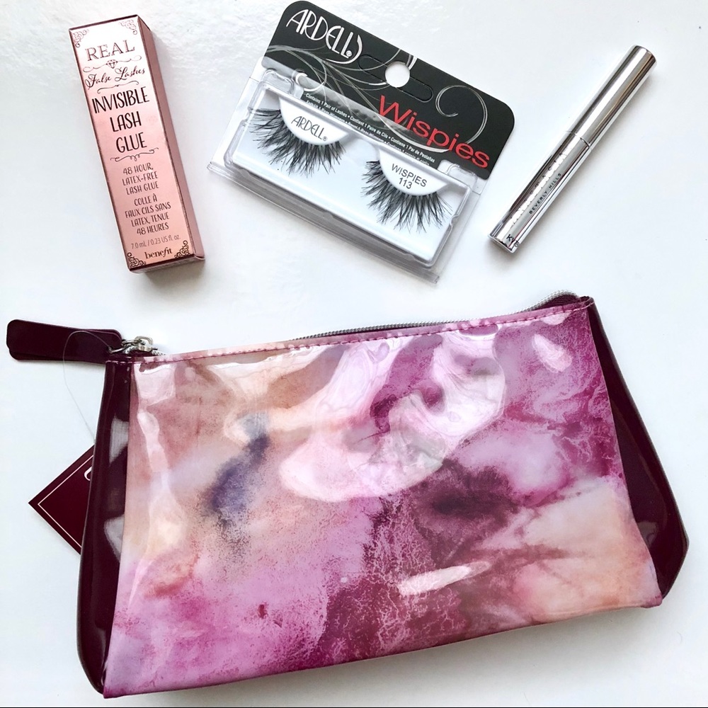 NWT Ulta Watercolor Tie-Dye Cosmetic Bag / Clutch